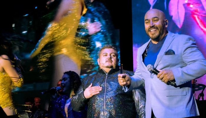 Lupillo Rivera at a concert in Ciudad de México CDMX.